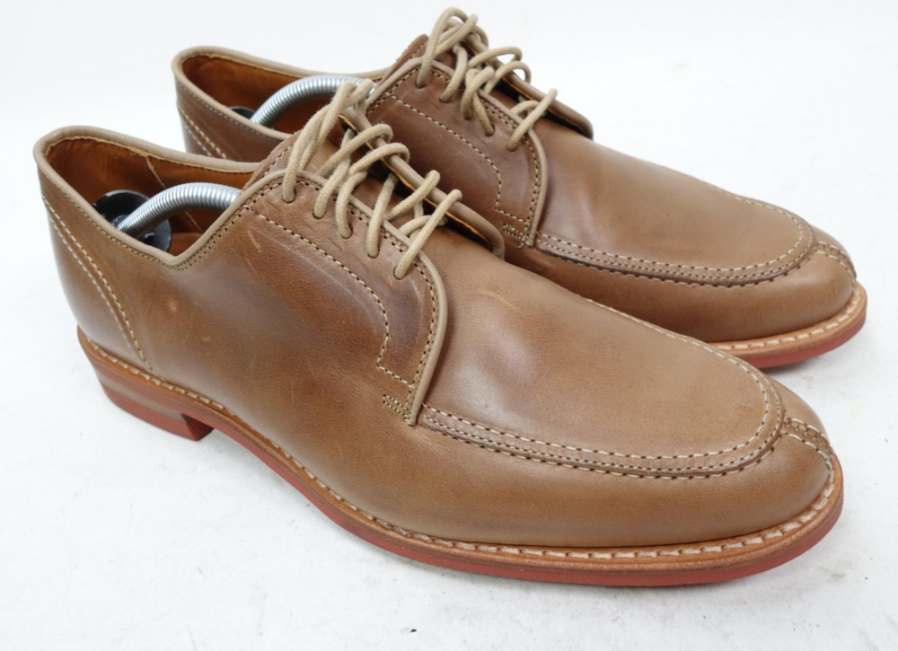 Allen Edmonds Clark Street Shoes Mens Size 8 E Brown Leather Derby Dainite USA